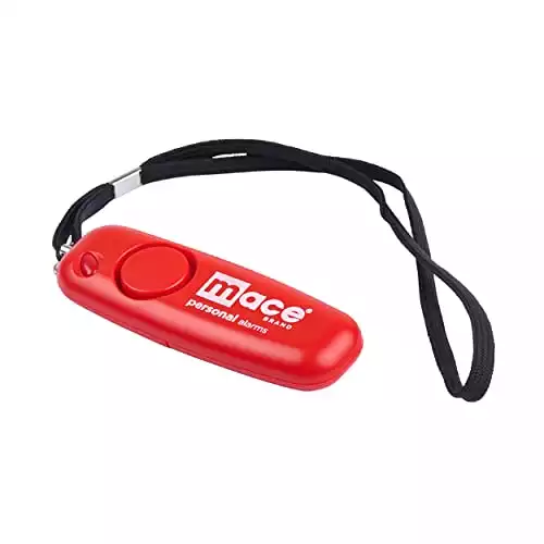 Mace Brand Personal Alarm Rip Cord Grenade Pin, 130dB Alarm, LED Flashlight