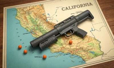 pepper ball guns in california